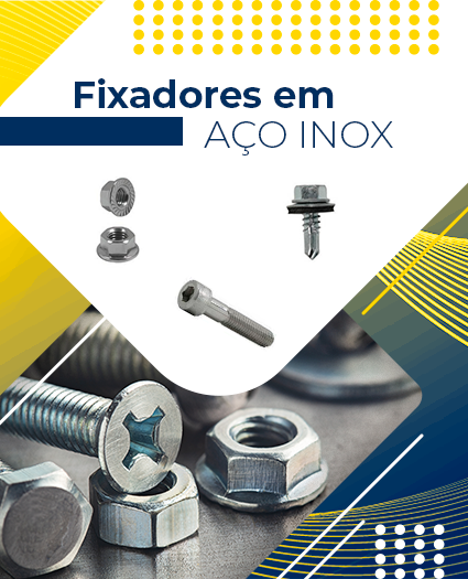 Fixadores em aço inox